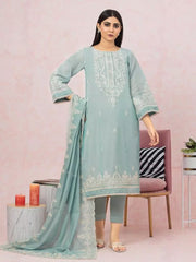 edenrobe Premium Festive Unstitched Chanderi 3Piece Suit EWU22V6-25102