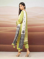 edenrobe Allure Embroidered Cotail Unstitched 3Pc Suit EWU22V8-25000