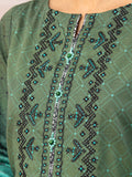 edenrobe Premium Embroidered Unstitched Cotton Satin 1Pc EWU22V9-25046
