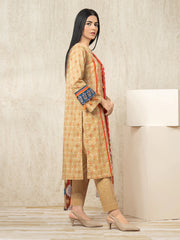 edenrobe Allure Lawn Unstitched Printed 3Pc Suit EWU23A1-26012