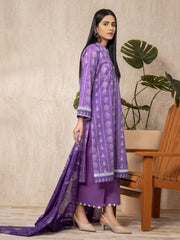 edenrobe Allure Lawn Unstitched Printed 3Pc Suit EWU23A1-26015