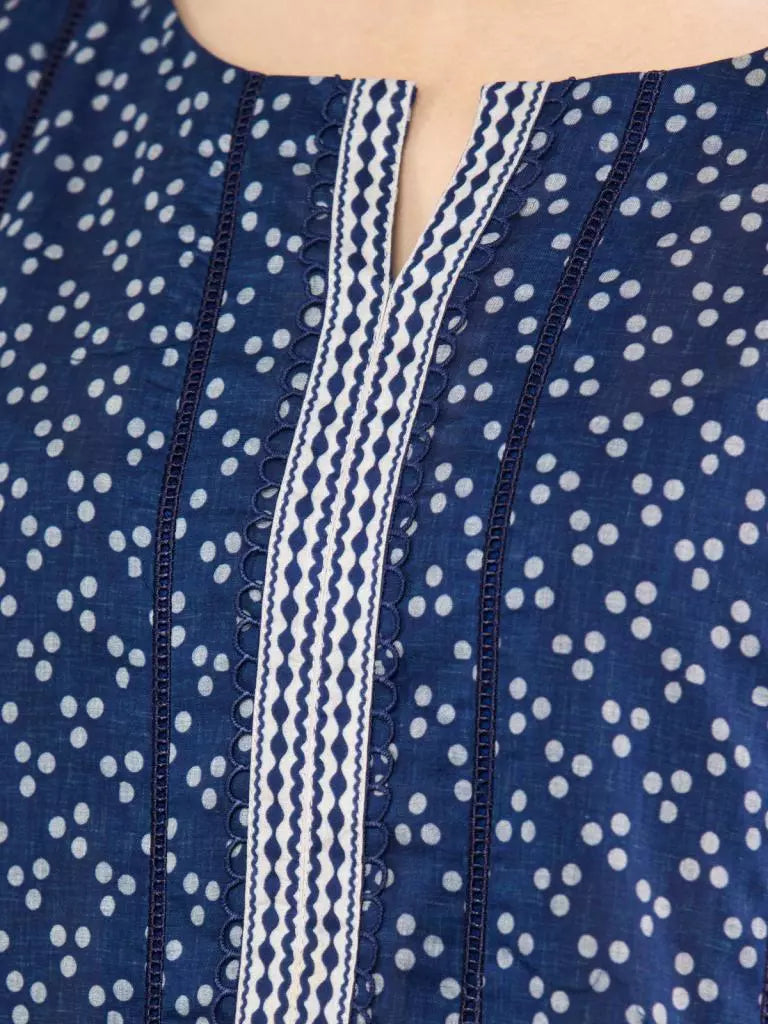 edenrobe Allure Lawn Unstitched Printed 3Pc Suit EWU23A1-26030