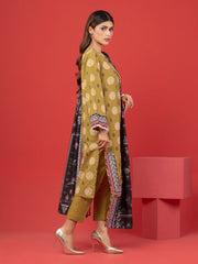 edenrobe Allure Lawn Unstitched Printed 3Pc Suit EWU23A1-26036