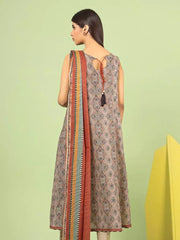 edenrobe Allure Lawn Unstitched Printed 3Pc Suit EWU23A1-26040