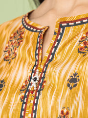 edenrobe Allure Lawn Unstitched Printed 3Pc Suit EWU23A1-26046