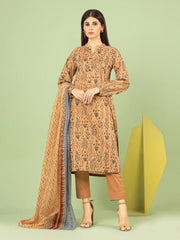 edenrobe Allure Lawn Unstitched Printed 3Pc Suit EWU23A1-26050