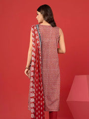 edenrobe Allure Lawn Unstitched Printed 3Pc Suit EWU23A1-26059
