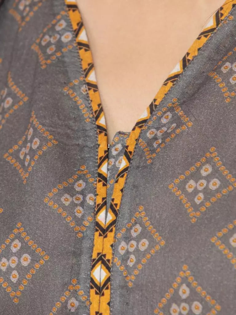 edenrobe Allure Lawn Unstitched Printed 3Pc Suit EWU23A1-26068