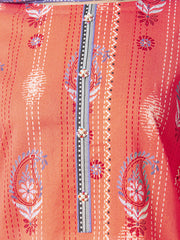 edenrobe Allure Lawn Unstitched Printed 3Pc Suit EWU23A1-26164