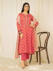 edenrobe Allure Lawn Unstitched Printed 3Pc Suit EWU23A1-26165