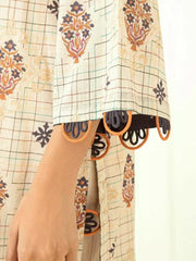 edenrobe Allure Lawn Unstitched Printed 3Pc Suit EWU23A1-26168