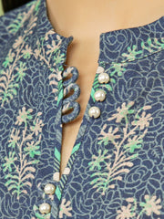 edenrobe Allure Lawn Unstitched Printed 3Pc Suit EWU23A1-26177