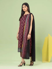edenrobe Allure Lawn Unstitched Printed 3Pc Suit EWU23A1-26186