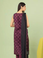 edenrobe Allure Lawn Unstitched Printed 3Pc Suit EWU23A1-26186