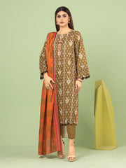 edenrobe Allure Lawn Unstitched Printed 3Pc Suit EWU23A1-26188