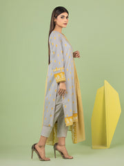 edenrobe Allure Lawn Unstitched Printed 3Pc Suit EWU23A1-26194