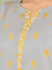edenrobe Allure Lawn Unstitched Printed 3Pc Suit EWU23A1-26194