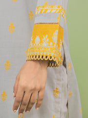 edenrobe Allure Lawn Unstitched Printed 3Pc Suit EWU23A1-26194