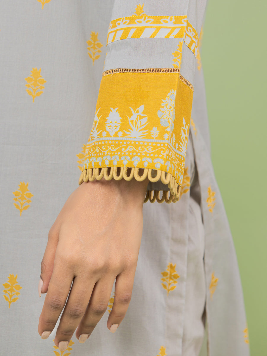 edenrobe Allure Lawn Unstitched Printed 3Pc Suit EWU23A1-26194