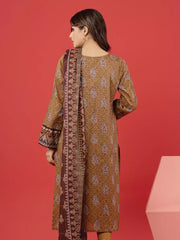 edenrobe Allure Lawn Unstitched Printed 3Pc Suit EWU23A1-26199