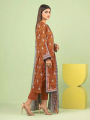edenrobe Allure Lawn Unstitched Printed 3Pc Suit EWU23A1-26205