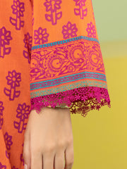 edenrobe Allure Lawn Unstitched Printed 3Pc Suit EWU23A1-26207
