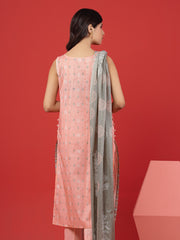 edenrobe Allure Lawn Unstitched Printed 3Pc Suit EWU23A1-26213