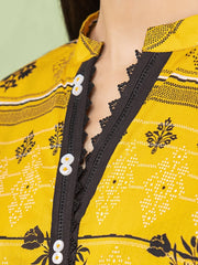 edenrobe Allure Lawn Unstitched Printed 3Pc Suit EWU23A1-26235
