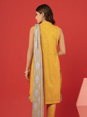 edenrobe Allure Lawn Unstitched Printed 3Pc Suit EWU23A1-26237