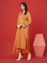 edenrobe Allure Lawn Unstitched Printed 3Pc Suit EWU23A1-26347