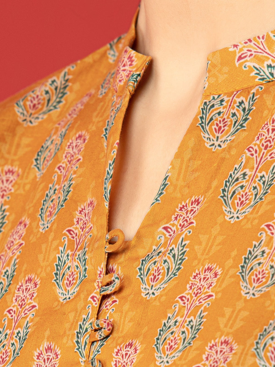 edenrobe Allure Lawn Unstitched Printed 3Pc Suit EWU23A1-26347