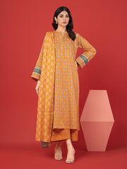 edenrobe Allure Lawn Unstitched Printed 3Pc Suit EWU23A1-26347