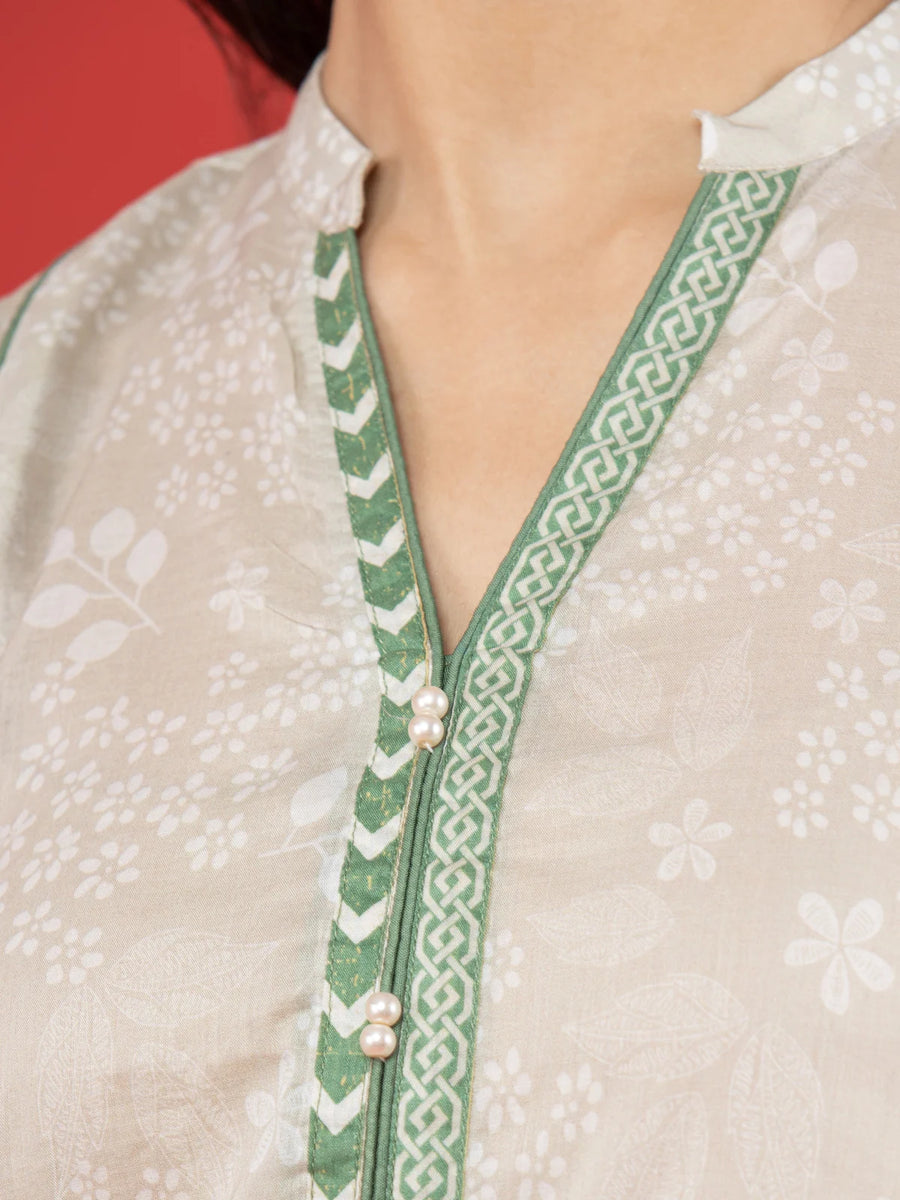 edenrobe Allure Lawn Unstitched Printed 3Pc Suit EWU23A1-26383