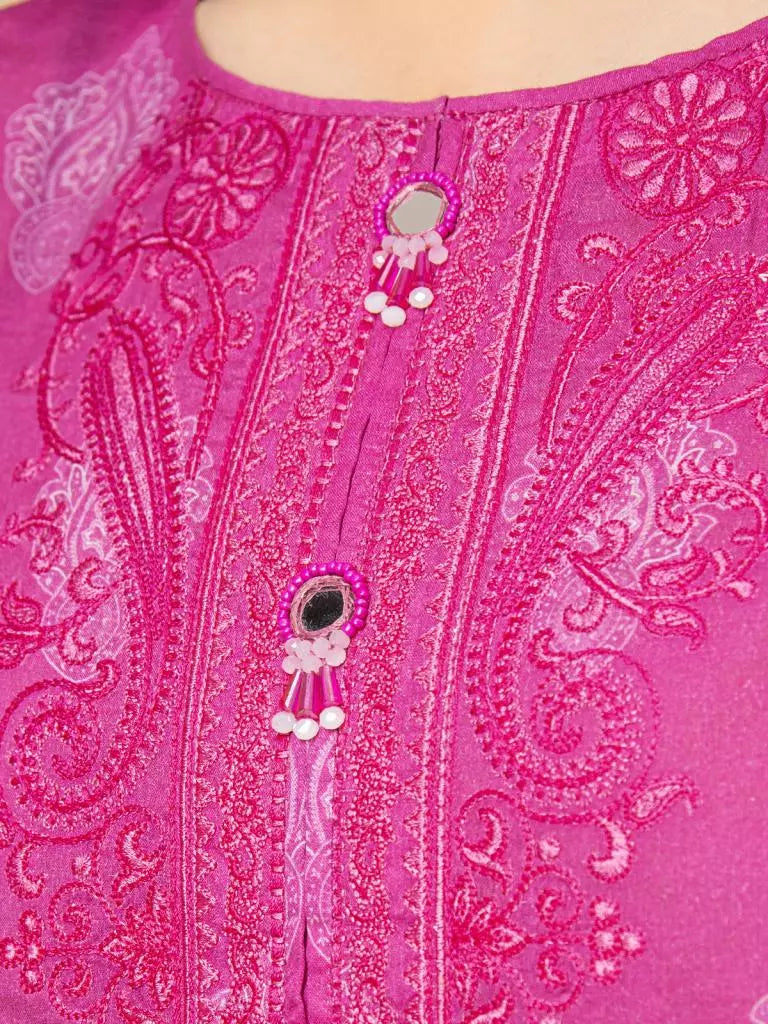 edenrobe Premium Embroidered Lawn Unstitched 2Pc EWU23V1-23570