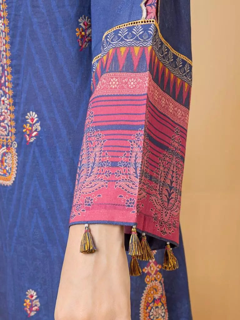 edenrobe Premium Embroidered Lawn Unstitched 2Pc EWU23V1-23571