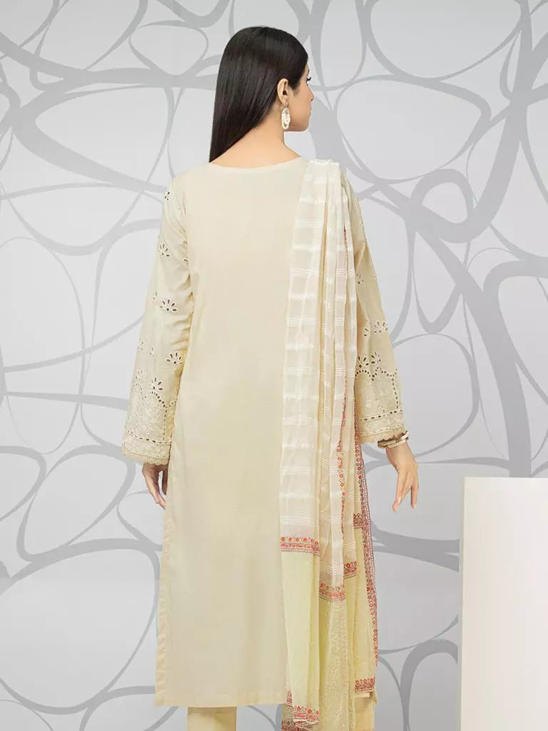 edenrobe Premium Festive Unstitched Dobby 3Pc Suit EWU23V7-23754