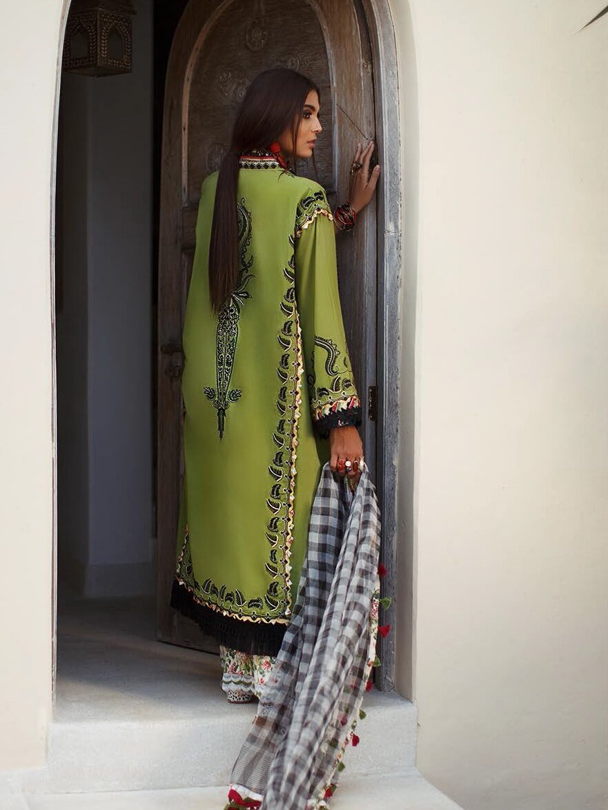 Elan Lawn Summer 2020 Embroidered 3PC Suit EL-15B JOHARI - FaisalFabrics.pk
