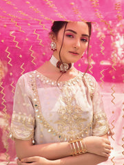 Emaan Adeel Luxury Chiffon Vol-13 Embroidered 3Pc Suit EA-1301 - FaisalFabrics.pk