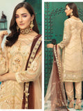 Emaan Adeel Luxury Chiffon Vol-13 Embroidered 3Pc Suit EA-1308 - FaisalFabrics.pk