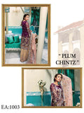 Emaan Adeel Luxury Embroidered Chiffon Unstitched 3 Piece Suit EA-1003 - FaisalFabrics.pk