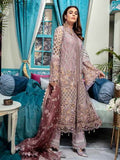 Emaan Adeel Luxury Embroidered Chiffon Unstitched 3 Piece Suit EA-1009