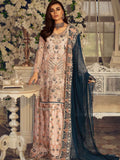Emaan Adeel Bridal Collection Chiffon Unstitched 3 Piece Suit EA-201 - FaisalFabrics.pk