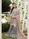 Emaan Adeel Bridal Collection Chiffon Unstitched 3 Piece Suit EA-204