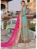 Emaan Adeel Bridal Collection Chiffon Unstitched 3 Piece Suit EA-206 - FaisalFabrics.pk
