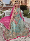 Emaan Adeel Bridal Collection Chiffon Unstitched 3 Piece Suit EA-206 - FaisalFabrics.pk