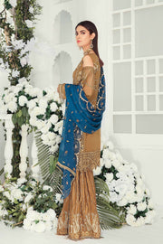 Emaan Adeel Chiffon Collection Vol-9 Unstitched 3 Piece Suit EA-902 - FaisalFabrics.pk