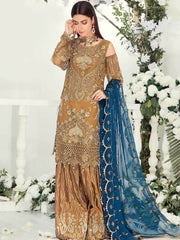 Emaan Adeel Chiffon Collection Vol-9 Unstitched 3 Piece Suit EA-902 - FaisalFabrics.pk