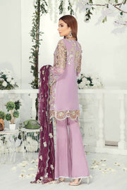 Emaan Adeel Chiffon Collection Vol-9 Unstitched 3 Piece Suit EA-904 - FaisalFabrics.pk