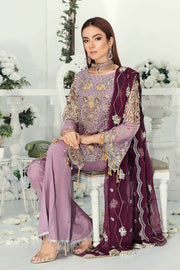 Emaan Adeel Chiffon Collection Vol-9 Unstitched 3 Piece Suit EA-904 - FaisalFabrics.pk