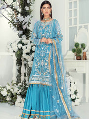 Emaan Adeel Chiffon Collection Vol-9 Unstitched 3 Piece Suit EA-905 - FaisalFabrics.pk